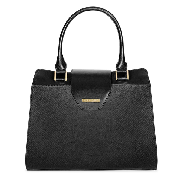 Ashley Top Handle Satchel (BLK)